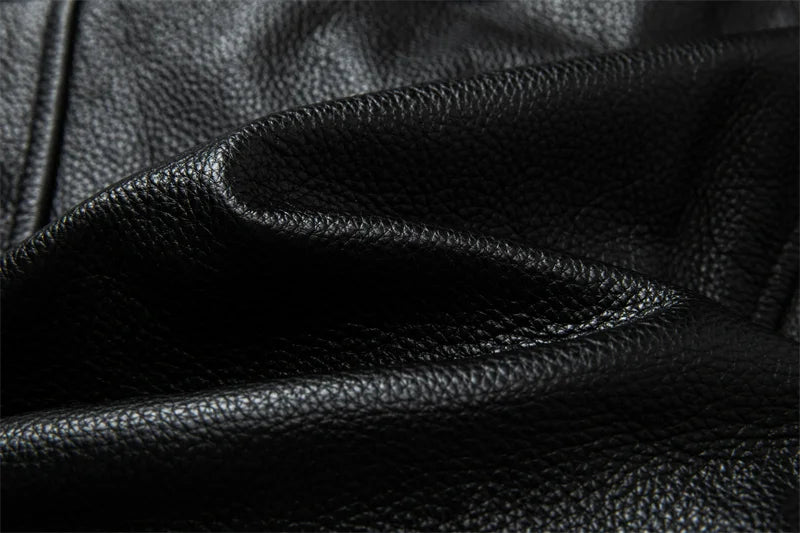 Motorcycle Leather Jacket Off-road Motorcycle Racing Anti Fall And Windproof Riding Jacket Men's Casual Leather Jacket