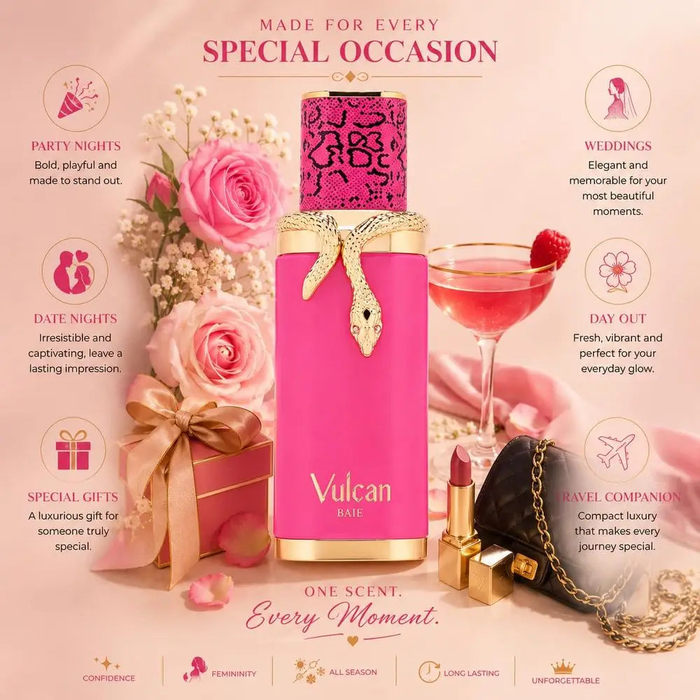 Women Perfume Gift Set, Hawas Diva & Vulcan Baie Eau De Parfum 100ml Each,Long‑Lasting Floral Fruity Oriental Scent,Luxury Arabian Fragrance Gift Box For Her Dating Holiday Present
