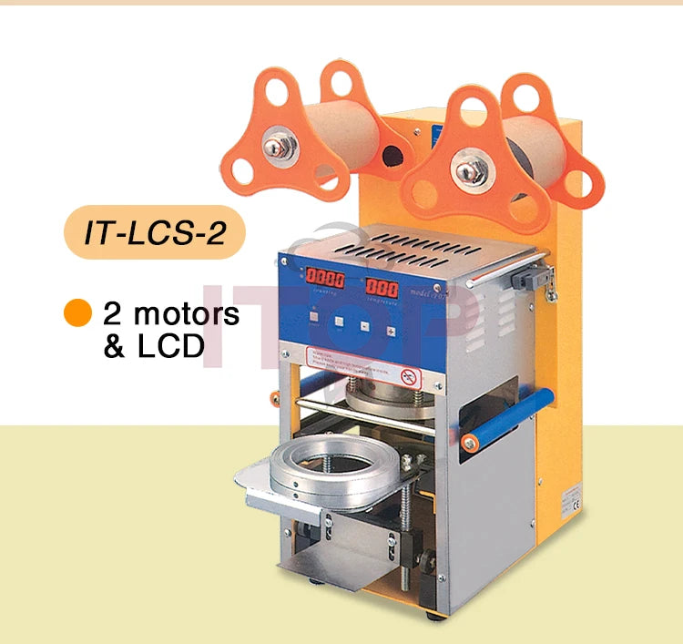 Manufacturers Direct Sales Fully Automatic Plastic Water Cup Sealing Machine High Speed Cup Sealer for Plastic Paper Cup