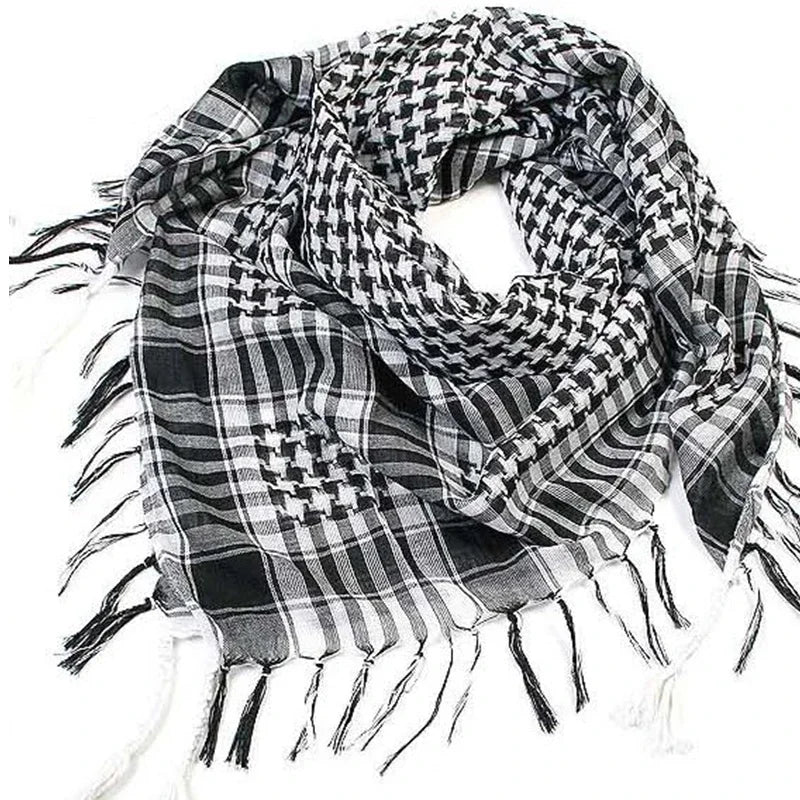 Summer Women Tactical Arab Scarf Men Fashion Lightweight Hijab Scarf Spring Army Plaid Head Scarf Keep Warm New Hot Sale