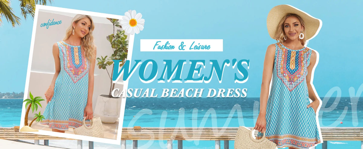 2026 New Women's Summer 3D Skull Print Dress Casual Round-Neck Sleeveless A-Line Dress Fashionable Street Style Dress