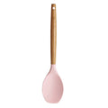 1Pc Silicone Spatula Scoop With Wooden Handle Salad Agitator Pot Scoop Home Cooking Utensils Kitchen Gadgets