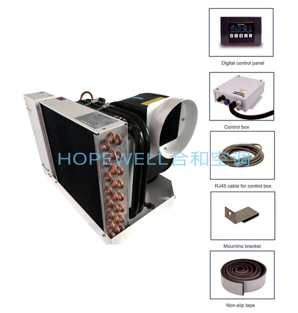 Factory Direct Sale, Hopewell AC220V/120V 50/60Hz 24000BTU Marine Self-contained air Conditioning Unit for Yacht, Boat...