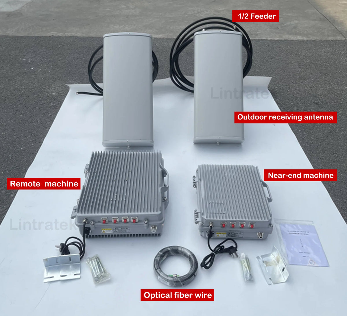 Optical Fiber Repeater 2G 3G 4G 5W  Mobile Signal Cell Phone Optical Fiber Signal Repeater