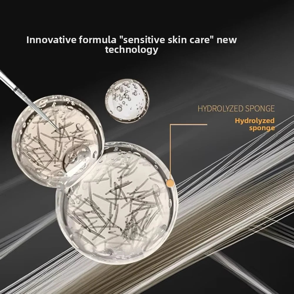 Facial Hydrolyzed Sponge Microcrystal Serum Skin Booster Anti-Wrinkle Firming Moisturizing Repairing Brightening Skin Care