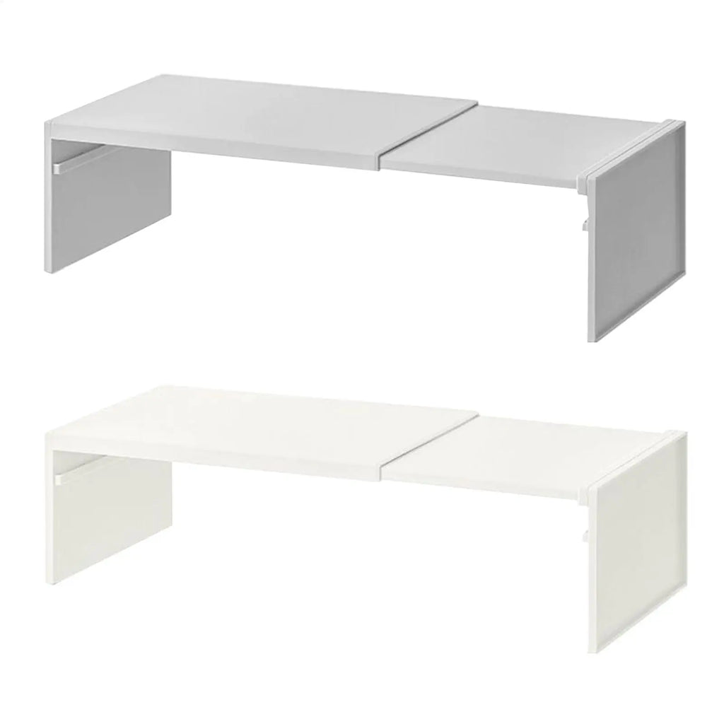 1pcs Kitchen Stretchable Cabinet Shelf Cupboard Separated Storage Rack Countertop Organizer shoe Organizer Shelf Save Space