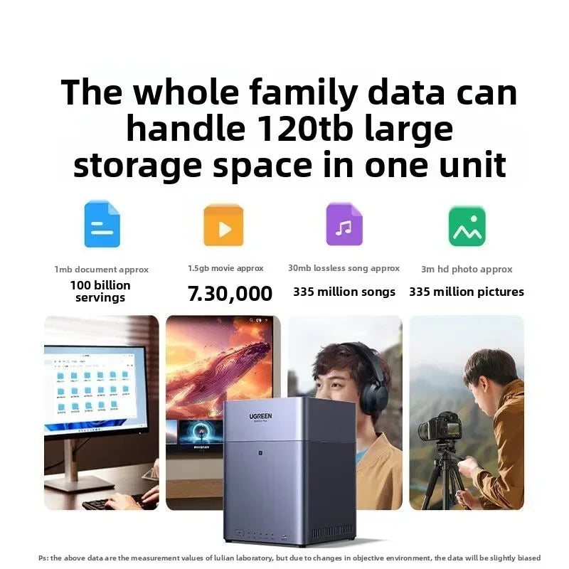 4300Plus four-bit NAS network storage personal cloud AI home hard disk server