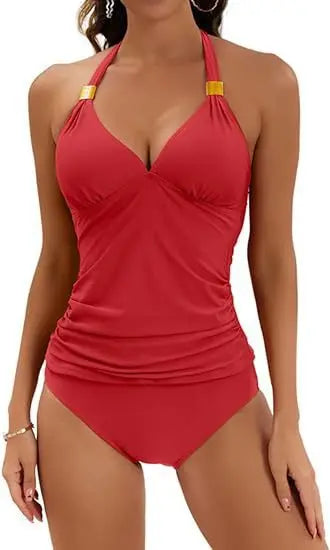 Women Summer Strap Camis Halter Tops Sleeveless Tees Swimwear Shorts Beach Sport Triangle Vest Tank Suit Bikini Set Suits Sets