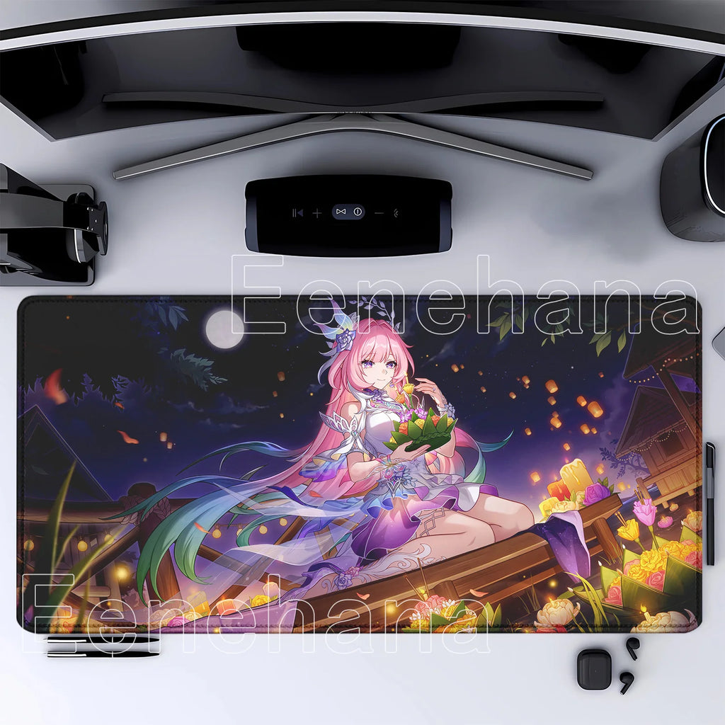 Mouse Pad Honkai Star Rail Cyrene HD printing Pretty Gaming Lock Edge Large Rubber Anime kawaii Mousepad Laptop offices Desk Mat