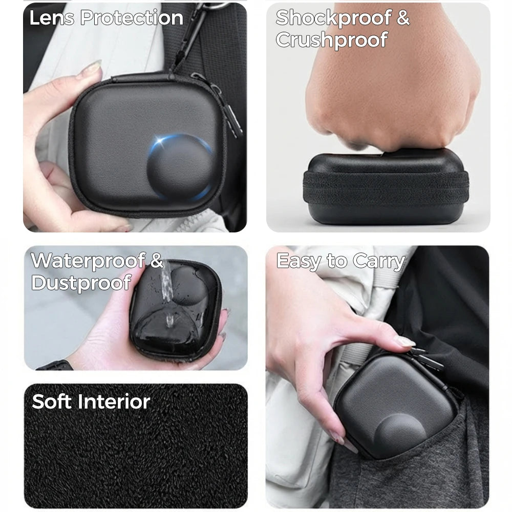 Case for DJI Osmo Nano Screen Protector Tempered Glass Film Lens Cover Cap Bag for DJI Nano Accessories