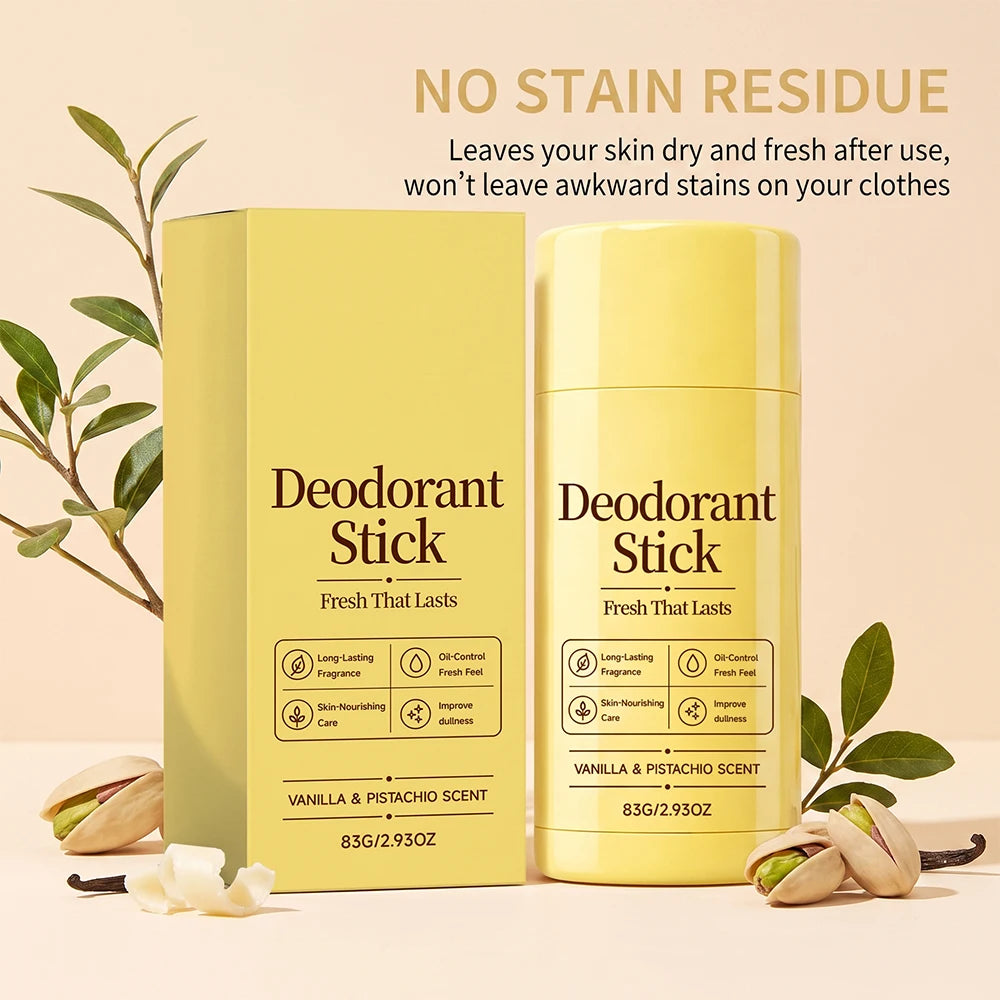 Antiperspirant Stick Deodorant Long-Lasting Fresh Smooth Non-Sticky Portable Body Care 50g