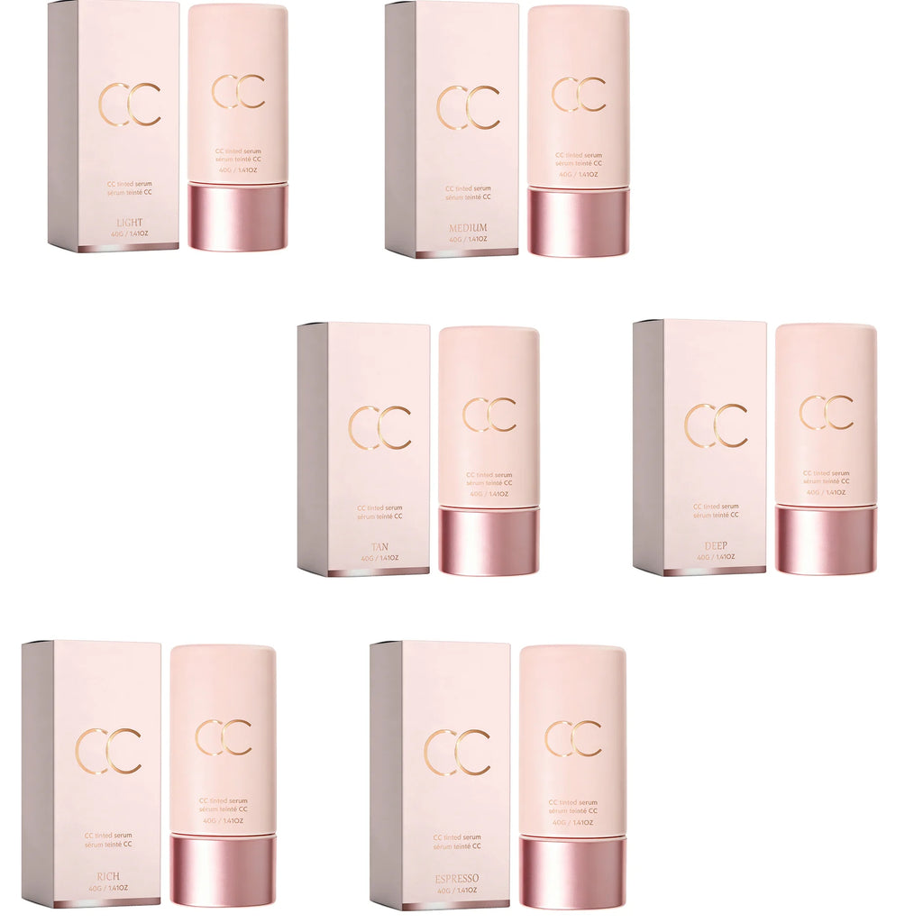 CC Cream Color Correcting Tinted Serum Self Adjust Skin Tone Lightweight Natural Smooth Nude Makeup Gentle Coverage Foundation