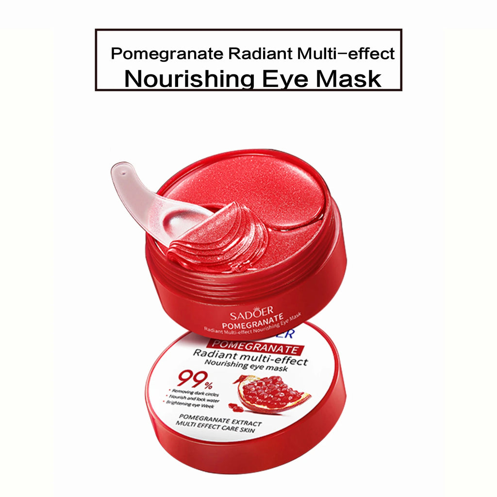 60 Pieces (30 Pairs) of Hydrating Eye Masks, Nourishing and Moisturizing the Skin Around the Eyes, Making the Skin Around the Eyes Smooth and Soft, Exquisite Eye Masks with a Two-Tone Design
