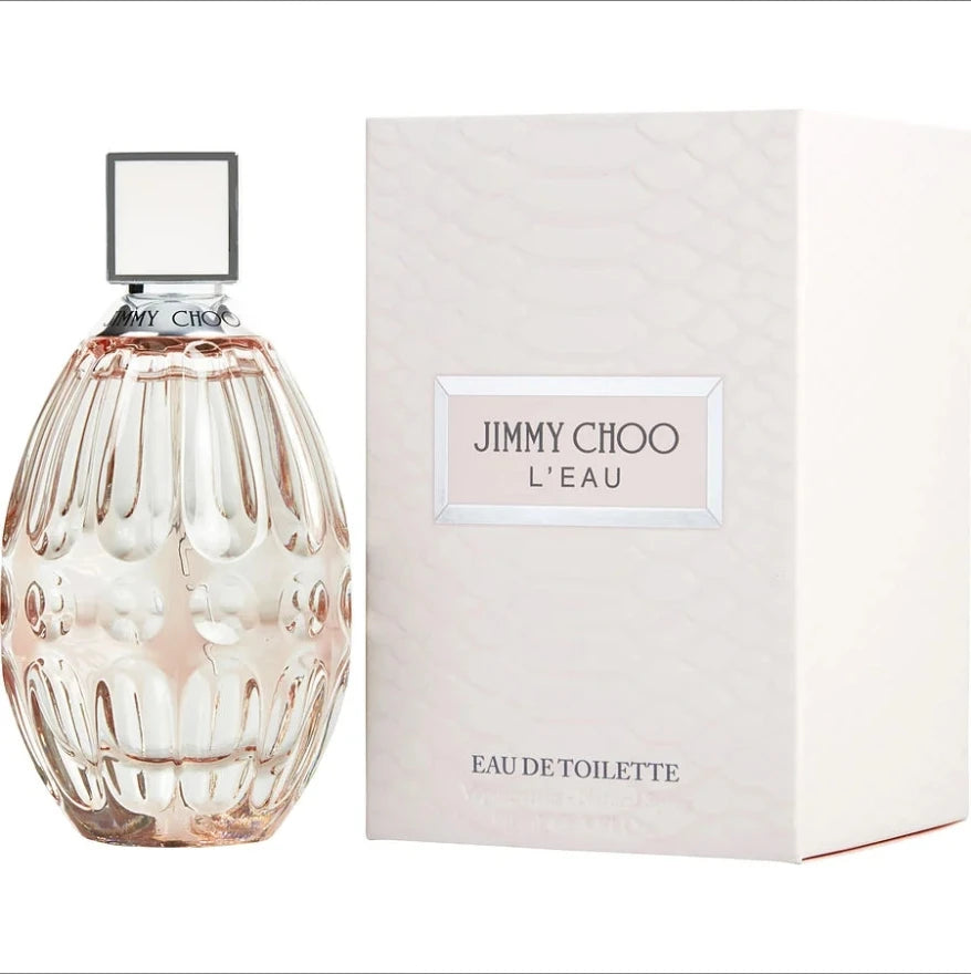 Jimmy Choo L'Eau for women Eau De Toilette Spray 100ml Floral Scent, Women's Perfume, Long-Lasting Fragrance