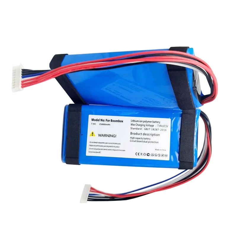10000/25000mAh For JBL Boombox Boombox 1 GSP0931134 01 7.4v Li-ion Battery Boombox1 Boombox 1 Player Speaker Batteries