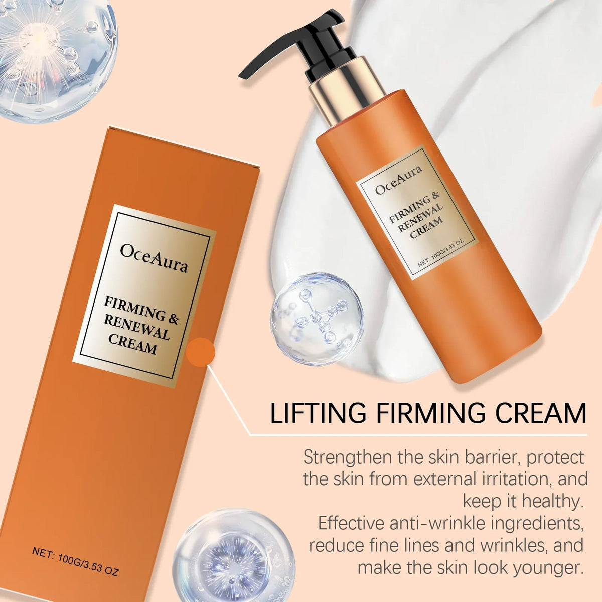 Firming Body Cream Cellulite Free Tightening Lifting Slim Waist Thin Thighs Remove Belly Fat Neck Breast Hips Firm Flabby Skin