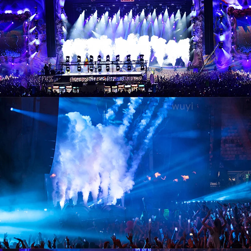 Air Column Stage Party Disco Co2 Jet Machine Spray Cryo Carbon Dioxide Gas Smoke Fog With DMX512 and Remote Control or DIP Code