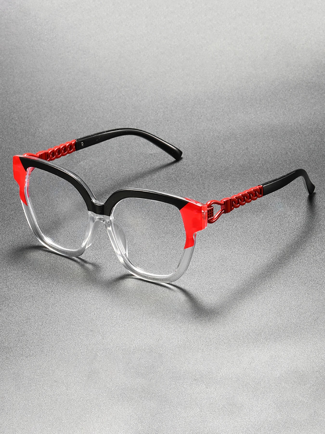 High-Visual-Appeal Cat-Eye Glasses - Unisex, Versatile Blue Light Blocking Plain Glasses