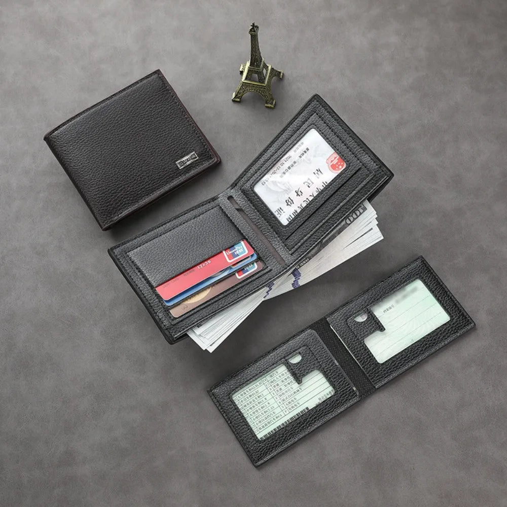 Men's classic fashion casual multi-card large-capacity wallet