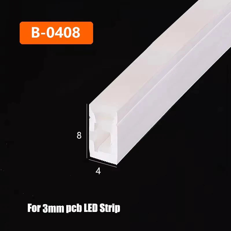 Led Neon Strip Rope Tube Waterproof Flexible Silicone Tape Diffuser for Ws2812 5050 Strip Light Home Atmosphere Decor Lighting