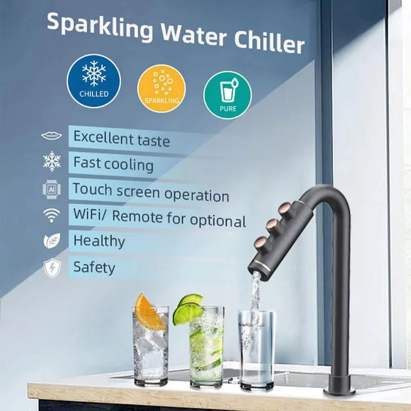 Control 3-in-1 lower tank chillers and soda dispensers