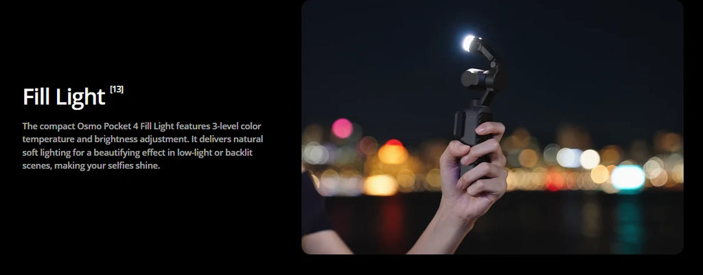 DJI Osmo Pocket 4 10-bit D-Log 14-Stop Dynamic Range New ActiveTrack Brand New Original