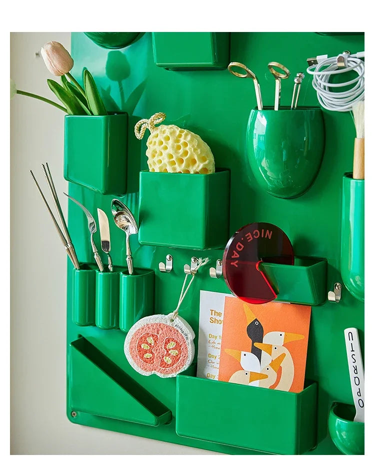 Wall Holder Offices Kitchens Organizer Desktop Shelf Nordic Wall Storage Rack Organiser For Workshops Bathrooms Children's Rooms