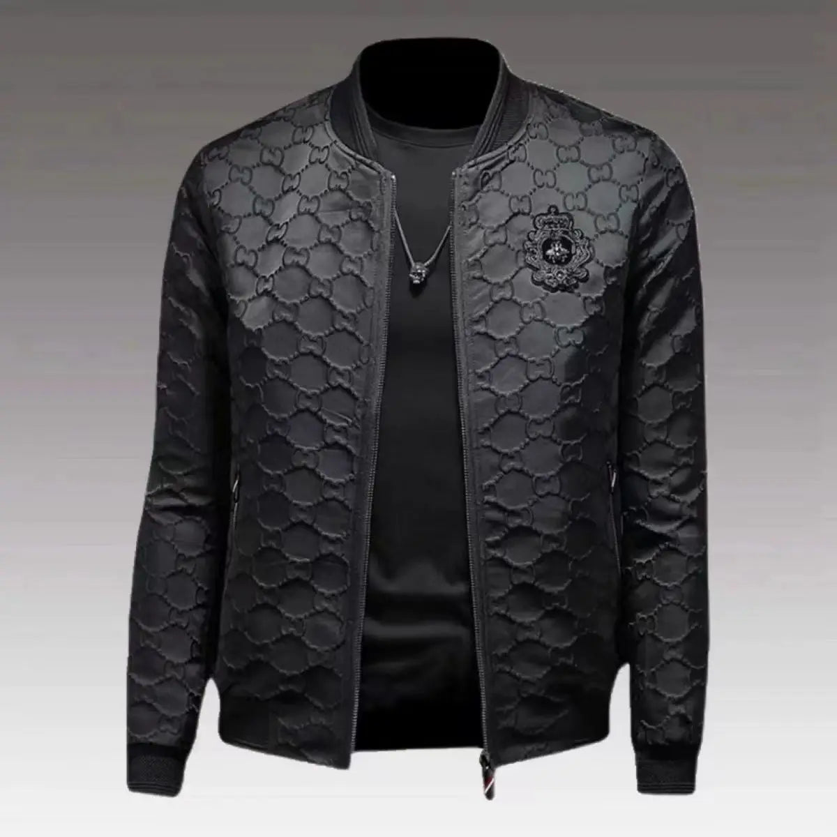 Men's Jacket Spring/Autumn New Trendy Brand Fashionable Slim Fit Thin Style Trendy Badge Embroidered Baseball Jacket Casual