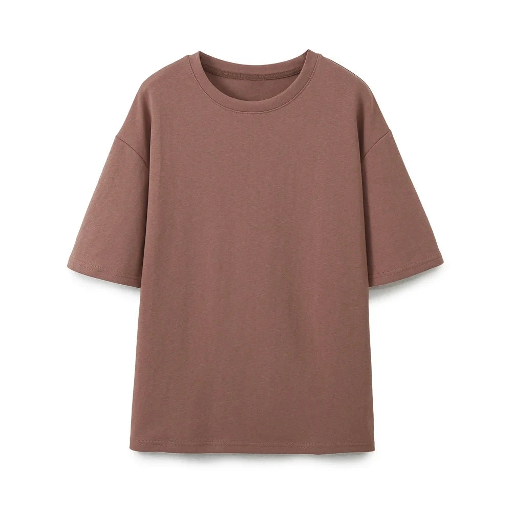 HH Women Vintage Solid Shirts Pant Sets O Neck Short Sleeve Shirts Top + Elastic Waist Loose Trousers Spring Commuting Suit