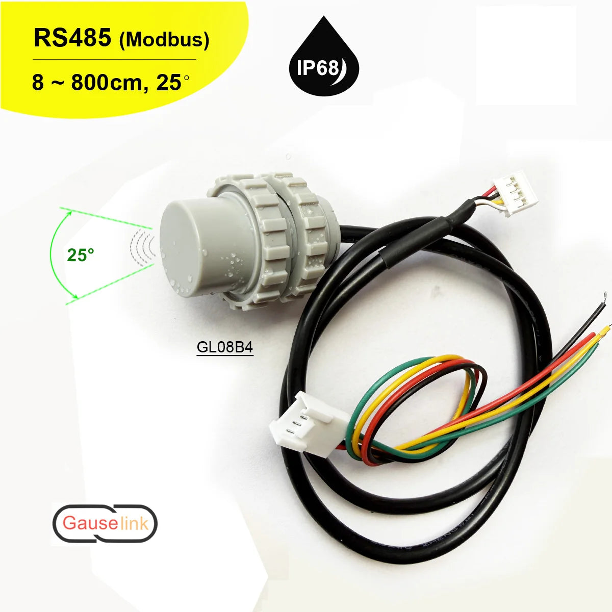 Underwater Ultrasonic Sensor Module Probe Ultrasound For Depth Distance Measurement Obstacle Avoidance IP68 Range 5 - 200cm