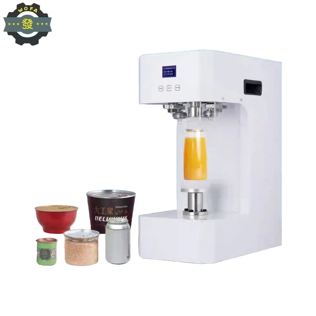 Semi-Automatic Electric Sealing Machine for Metal/Glass/Plastic Bottles Food & Beverage Use Easy to Operate 1 Year Warranty