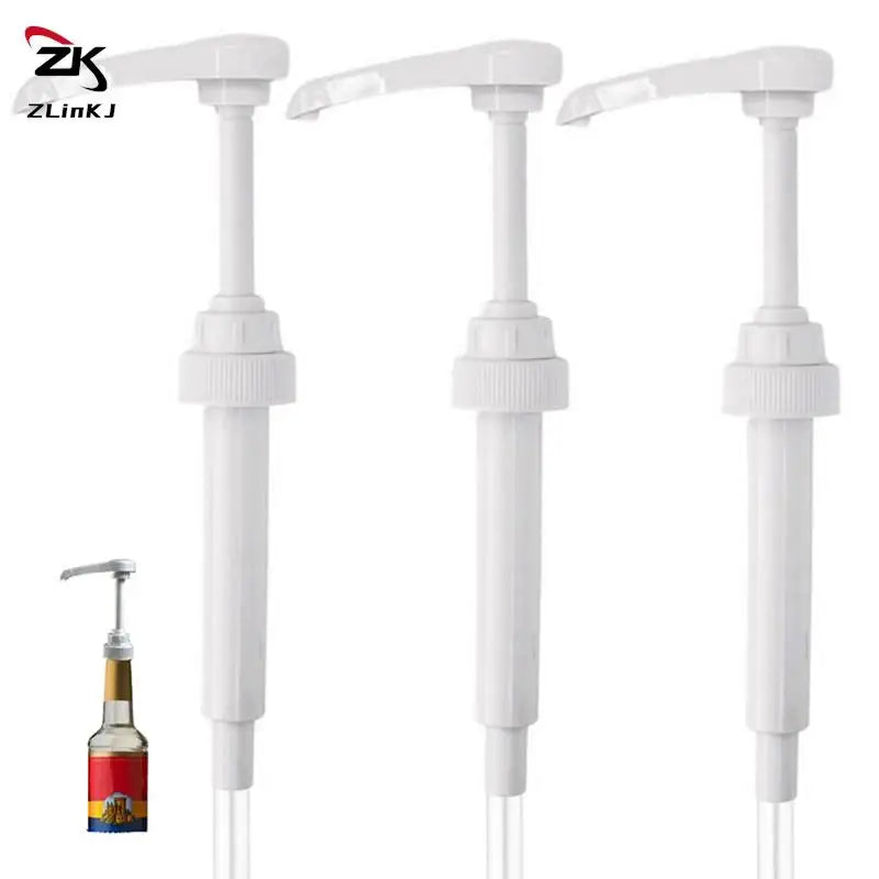 1/6PCS Coffee Milk Tea Dispenser Syrup Pump Liquid Dispenser For Monin Syrup 10ml Juice Bottle Dispenser Pump Kitchen Tools