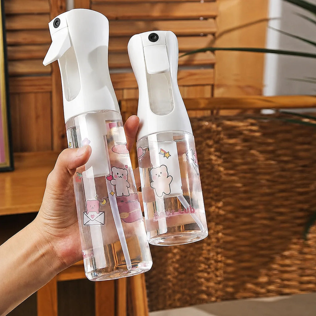 High Pressure Continuous Spray Bottle Hair Care Makeup Water Replenishing Spray Bottle Separate Bottle Press Mist Spray Bottle