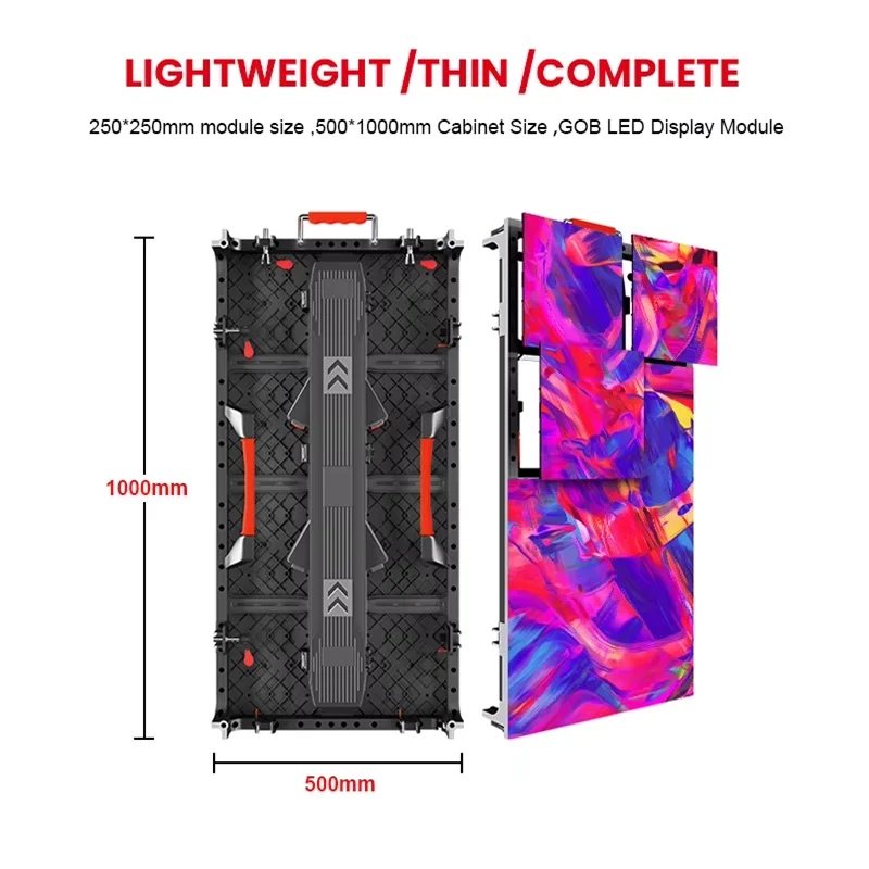 Outdoor P3.91 Full Color LED Display Screen Large  P3.91 500mm 1000mm LED Module Display LED Screen Display Panel