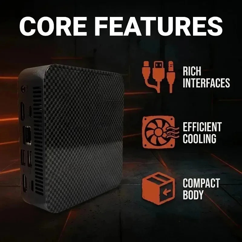 Intel Core i9-10980HK 16GB RAM 1TB/2TB SSD WiFi6 Mini PC Portable 2026 New for Gaming, Office and Desktop Computing