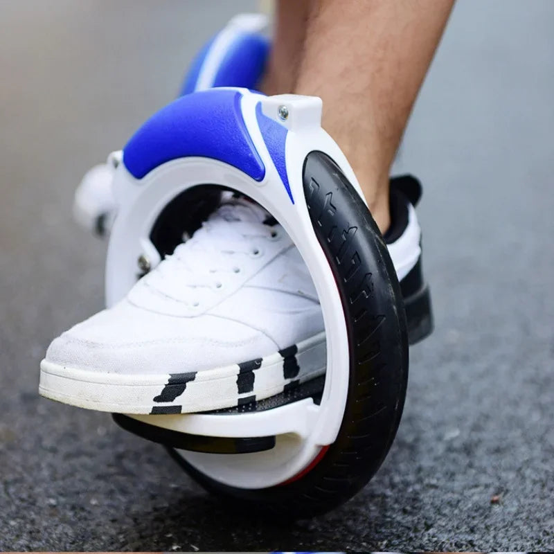 Portable Double-row single-wheel Drift Board Adult Freestyle Scooter Mobility Scooter Silent Split Roller Skate