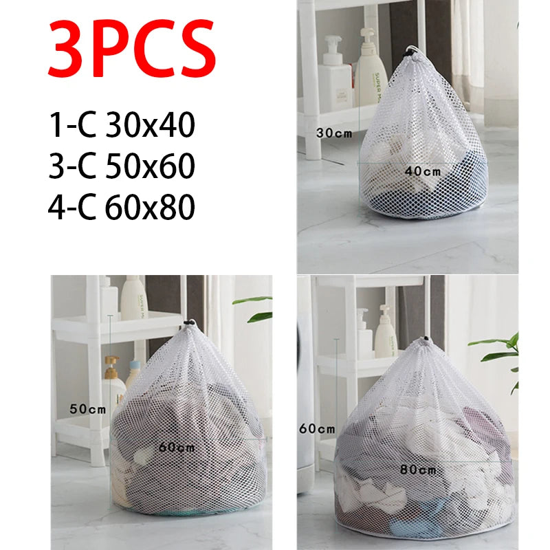 Net Washing Machine Dirty Clothes Dirty Laundry Bag Washable Mesh Pranya Bag Net for Washing Machine Bags Clothes