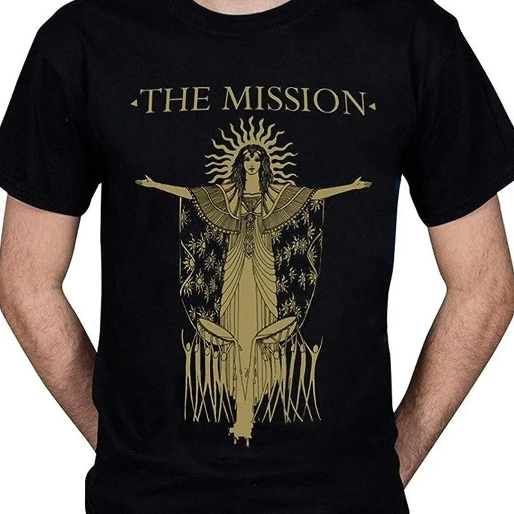 The Mission rock band T-shirt black short sleeve All sizes S to 5Xl 1F1237