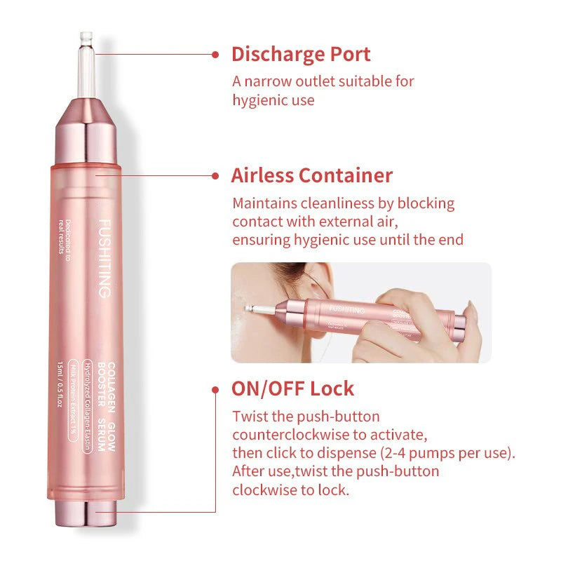 Collagen Glow Booster Milk Essence Soft Supple Skin Deep Moisturizing Lifting & Firming Skin Care Gentle Repair Collagen Essence