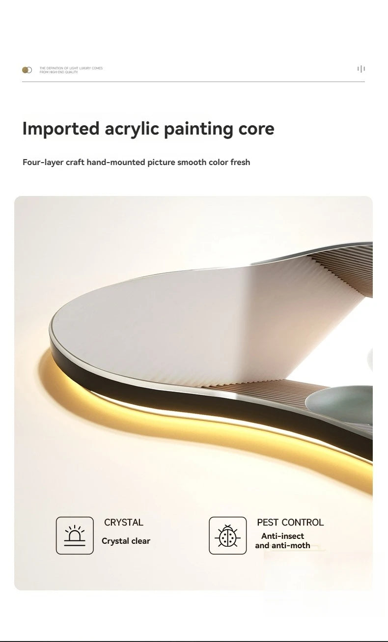 Light Luxury Entrance, Led Lights Decorative Paintings Home Decor Attracting Wealth Reindeer Living Room Corridor Mural Lights