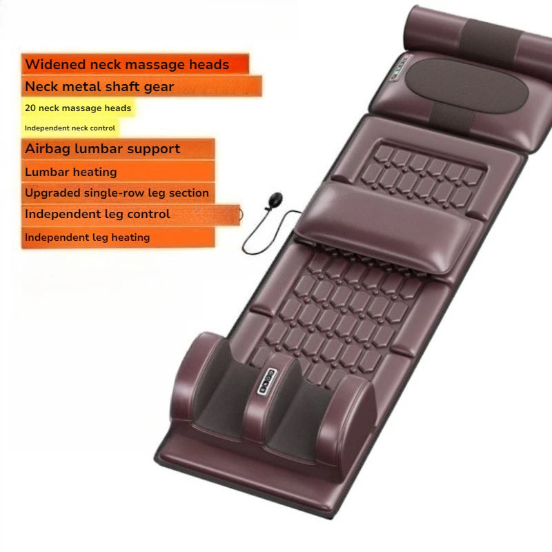 Electric Full Body Massage Mats Multifunctional High Frequency Vibration Heated Airbag Massage Cushion Relaxation Equipment
