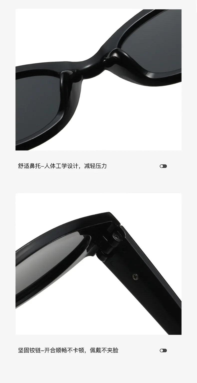 Small Oval Beautiful Sunglasses Women Men Brand Designer Fashion Sun Glasses Female Male Cool Punk Mirror Oculos De Sol