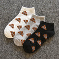 1/3 Pairs Spring and Autumn Fashion New Cartoon Abstract Men's Mid Tube Socks Trend Personality Funny Happy Poop Men's Socks
