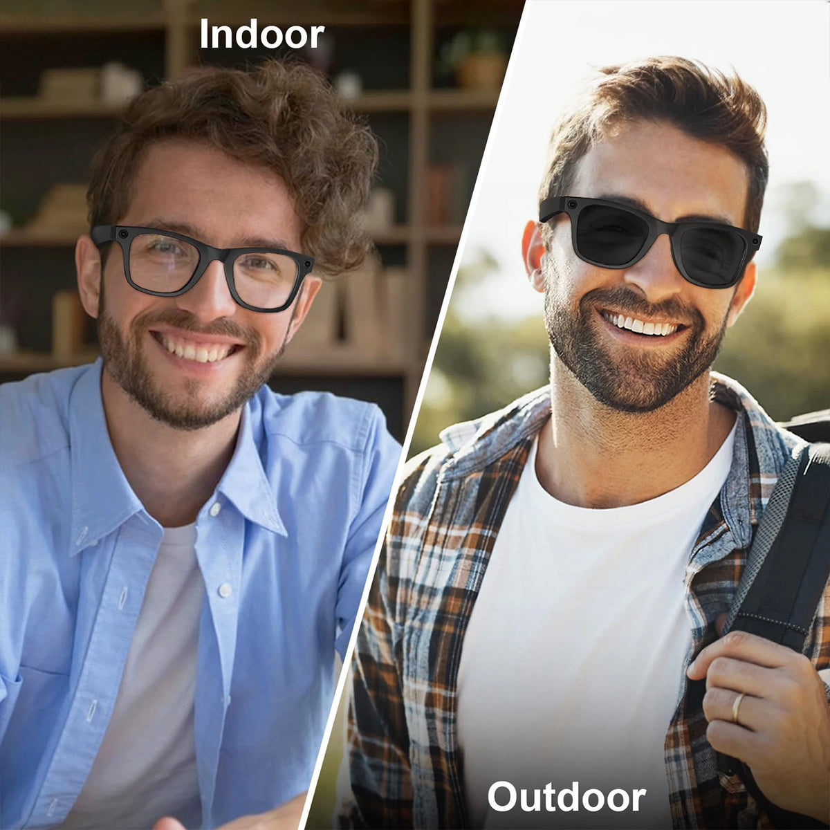 Photochromic & Polarized Replacement Lenses For Ray-Ban Meta Wayfarer RW4006 / RW4008 / RW4012 Gen1/2 AI Smart Glasses Lens