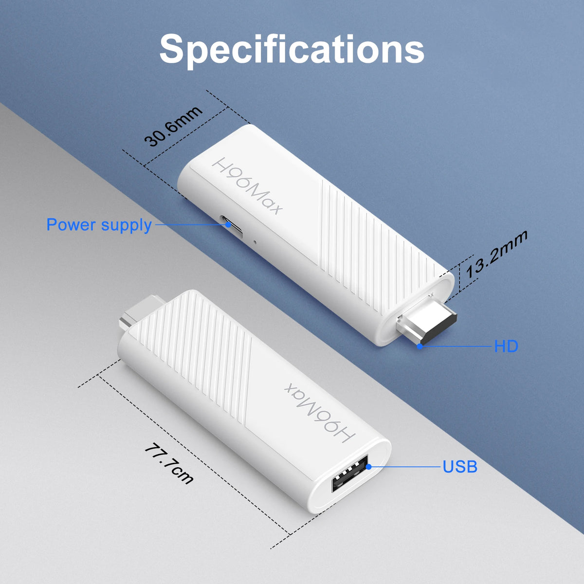 4PCS 2PCS 1PC H96 Max H313TS Android TV Stick Allwinner H313 Quad Core 4K Video Wifi6 BT Voice Assistant Smart TV Box