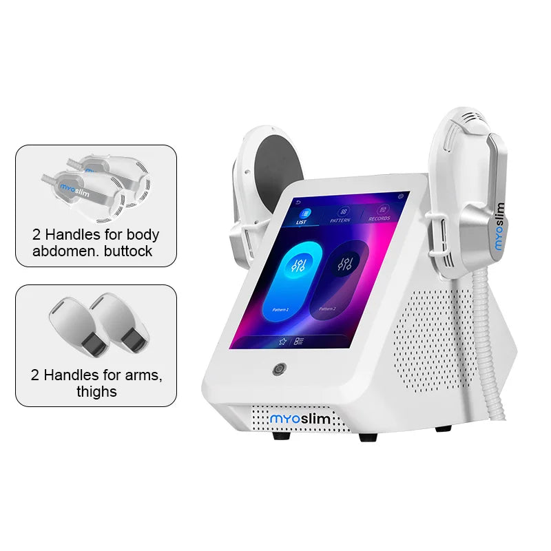 EMS Body Sculpt Machine RF Sculpting Weight Loss Burning Fat Slimming Muscle Stimulation Equipment 6500W HI-EMT MYOslim