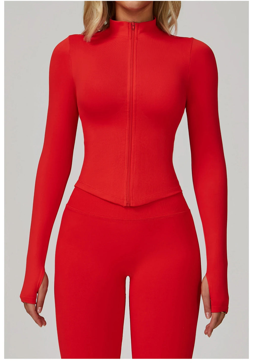 Zipper Yoga Shirts For Women Long Sleeve Seamless Fitness Running Gym Jacket Workout Dry Fit Breathable High Elastic Sports Top