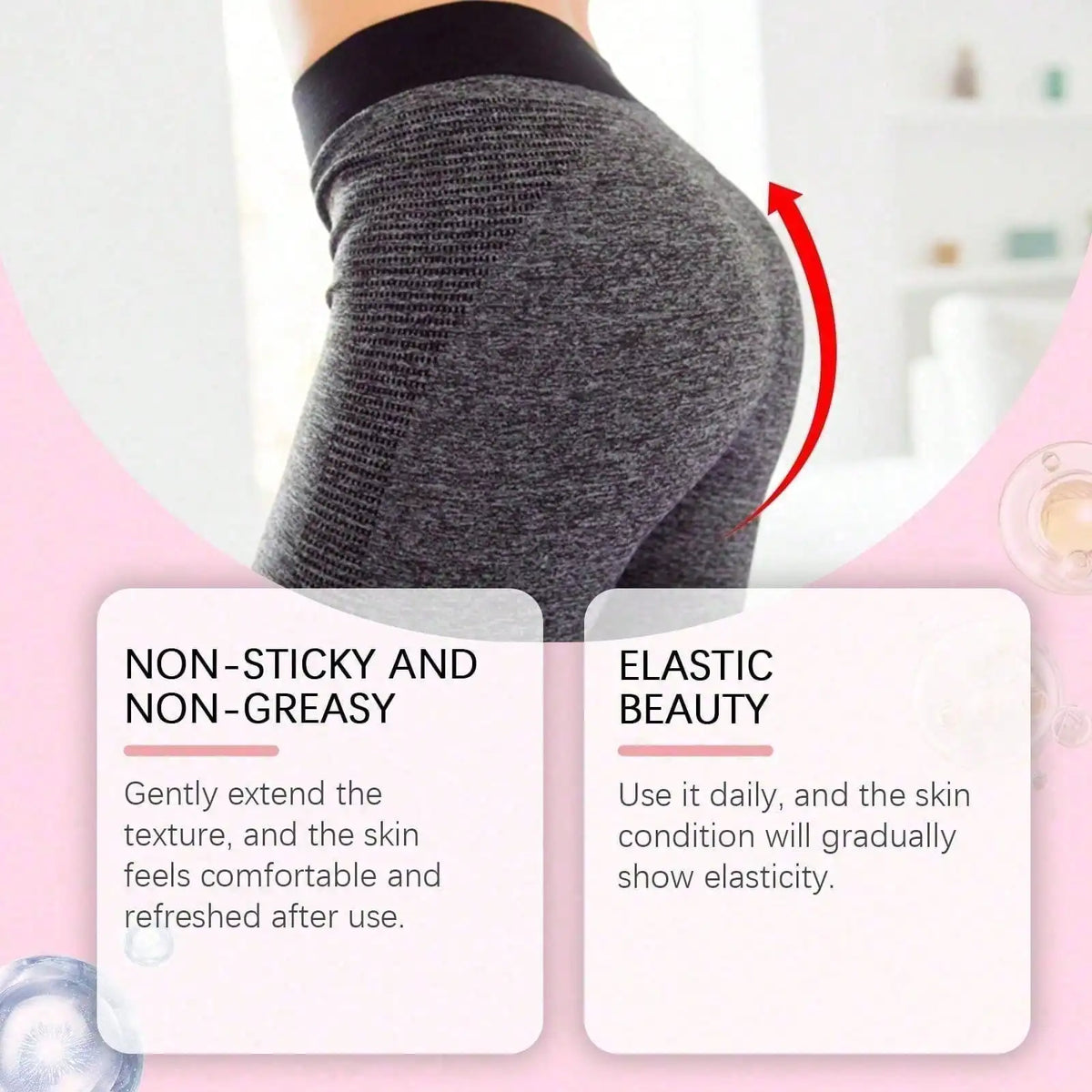 B-TIGHT Lift & Firm Booty Mask, Butt & Thighs Firming Cream with Caffeine & Brazilian Peppertree Extract, Helps Smooth Skin Texture, Body Skincare, Ideal Birthday Beauty Gift for Women