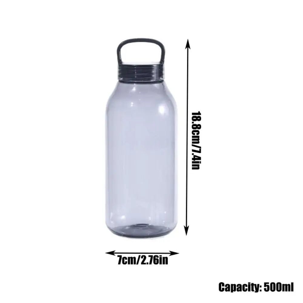 500ML Plastic Cup High Temperature Resistant Thick Cycling Water Bottle Large Capacity Transparent Sports Water Bottles Outdoor