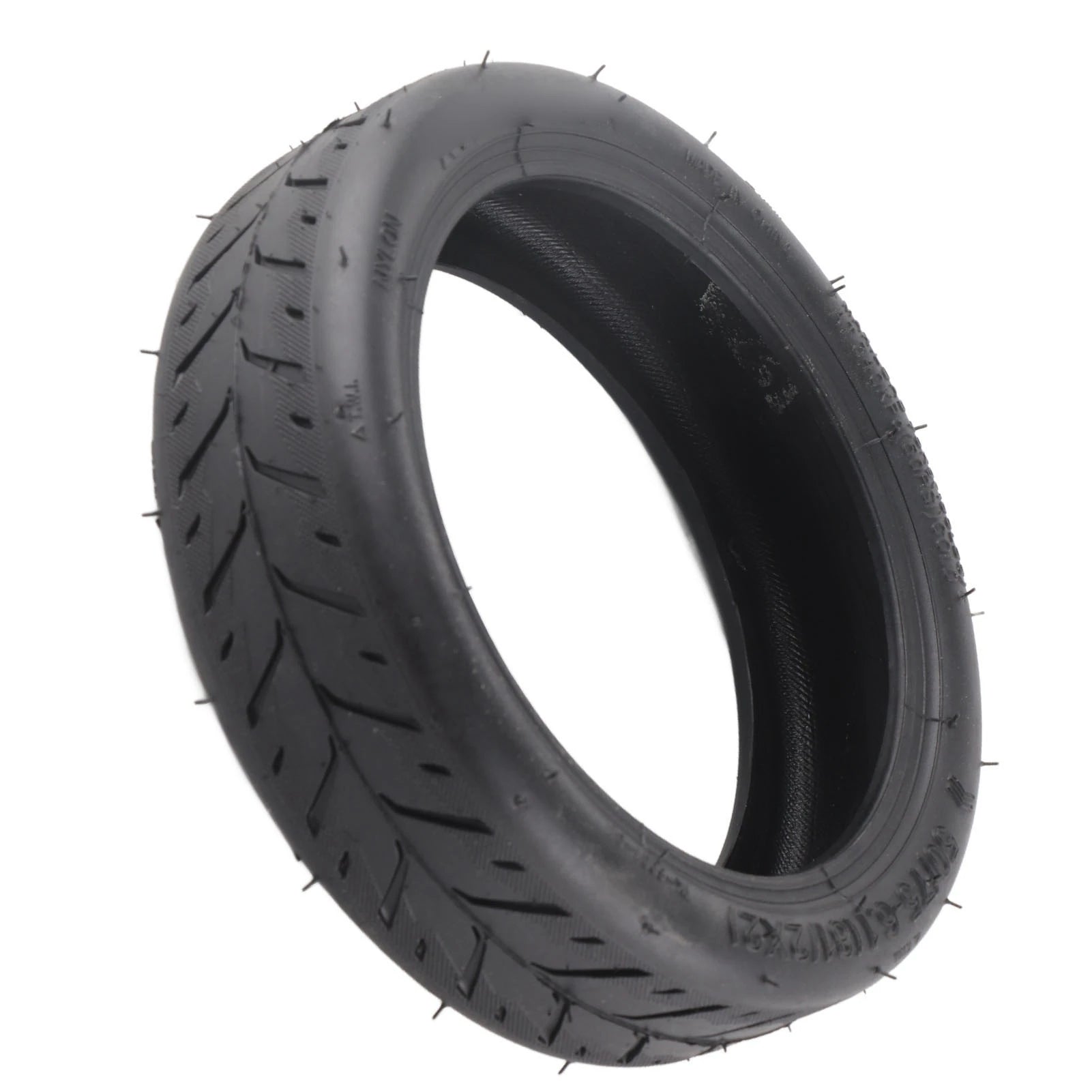 Scooter Tire Replacement 50/75‑6.1 Electric Scooter Tire Rubber Grooves Excellent Grip Shock Absorption Electric Scooter Parts